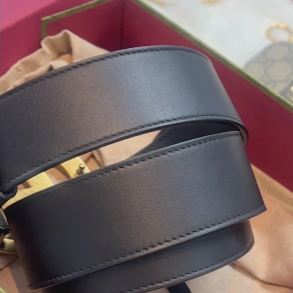 Gucci Marmont Faux Pearl Accents Belt - Picture 5 of 8